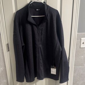 The North Face Charcoal Zip-Up Fleece Jacket